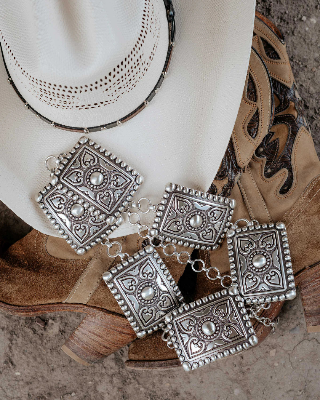 Ceinture Chaîne Heart Wrangler Concho