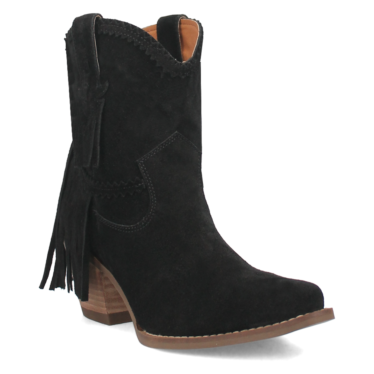 Bottines western à franges Fandango - Noir