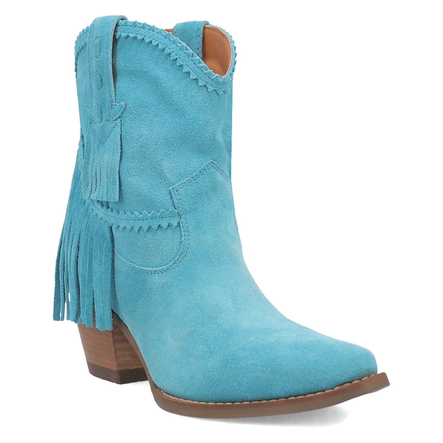 Bottines western à franges Fandango - Turquoise