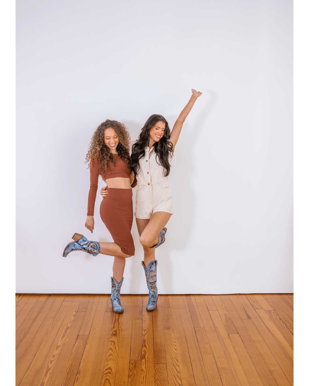 Bottines western Y'all Need Dolly denim - Bleu