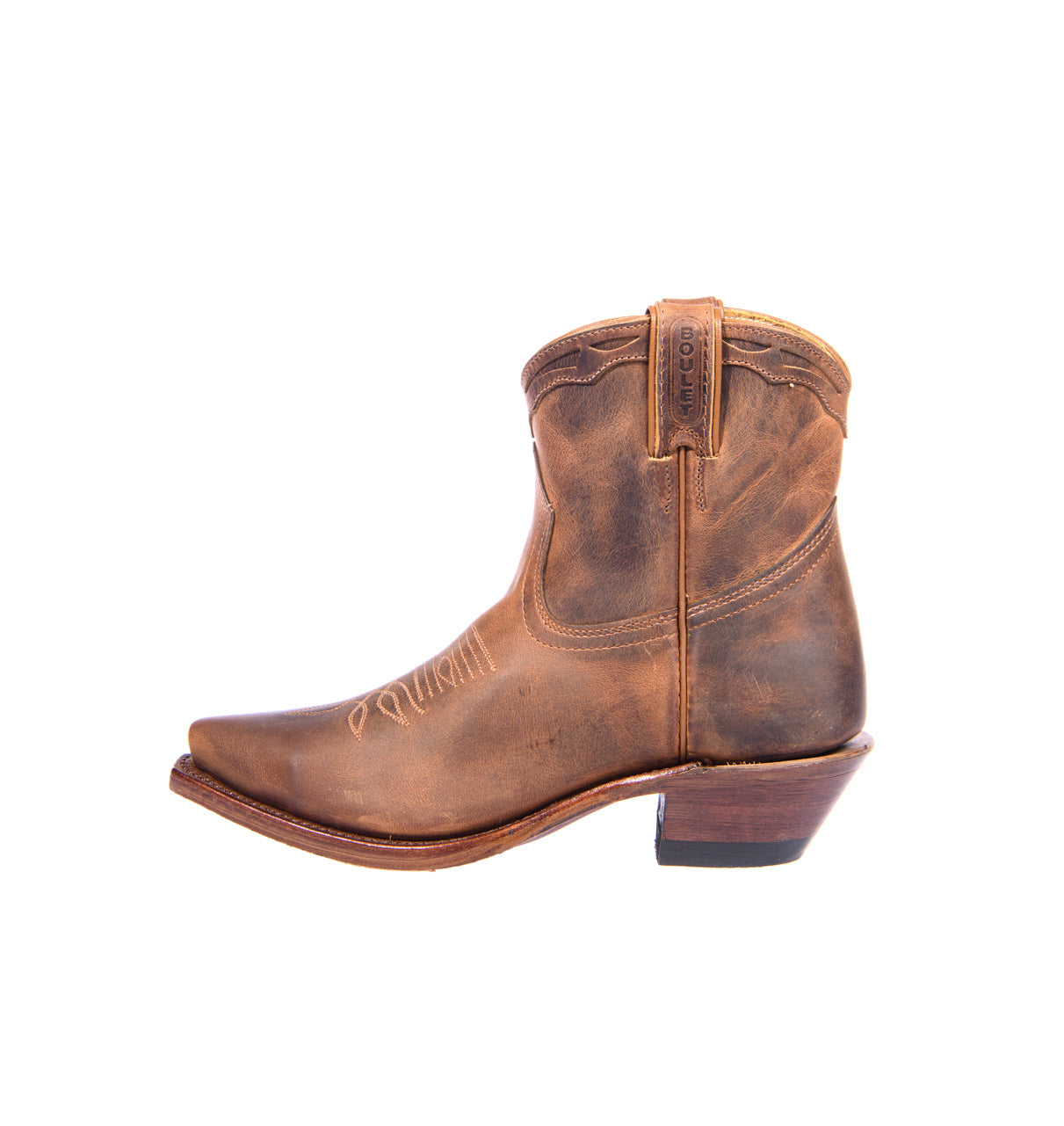 Bottines western brunes bout pointu - Femme