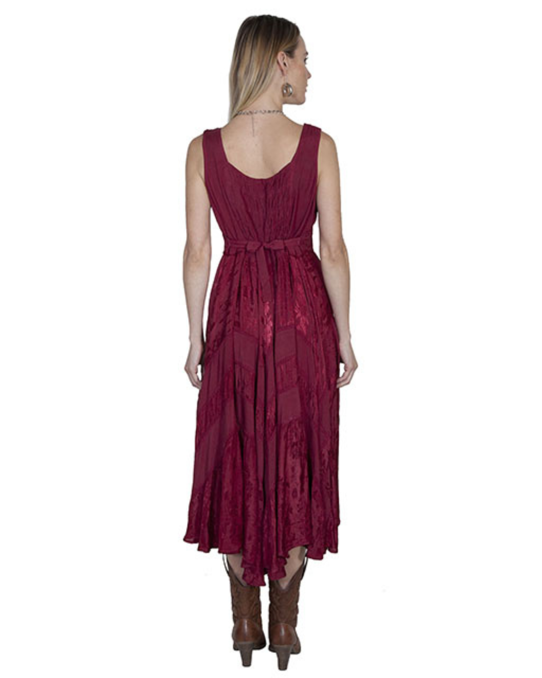 Robe Longue Lacée Sans Manches