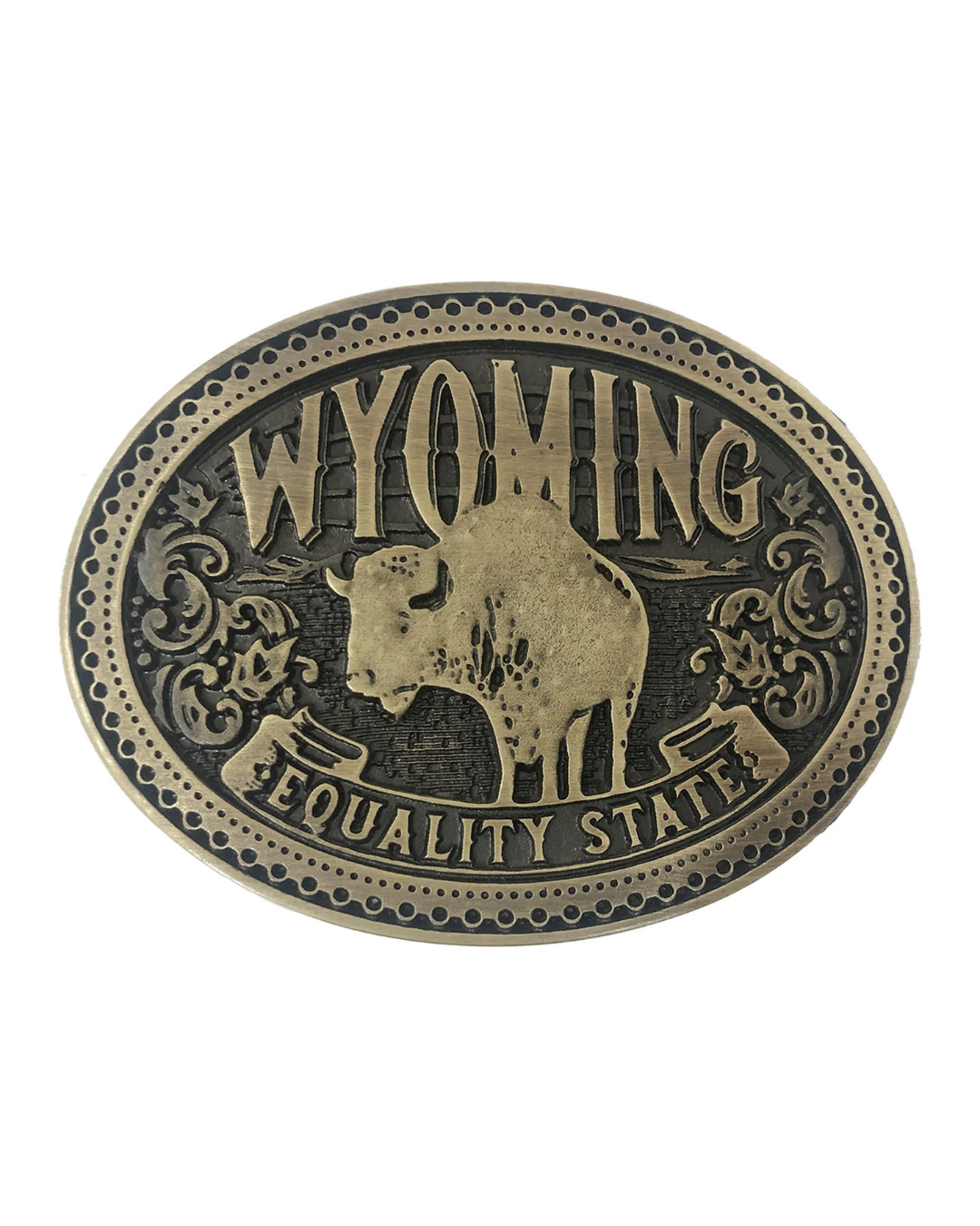 Wyoming State Belt Buckle