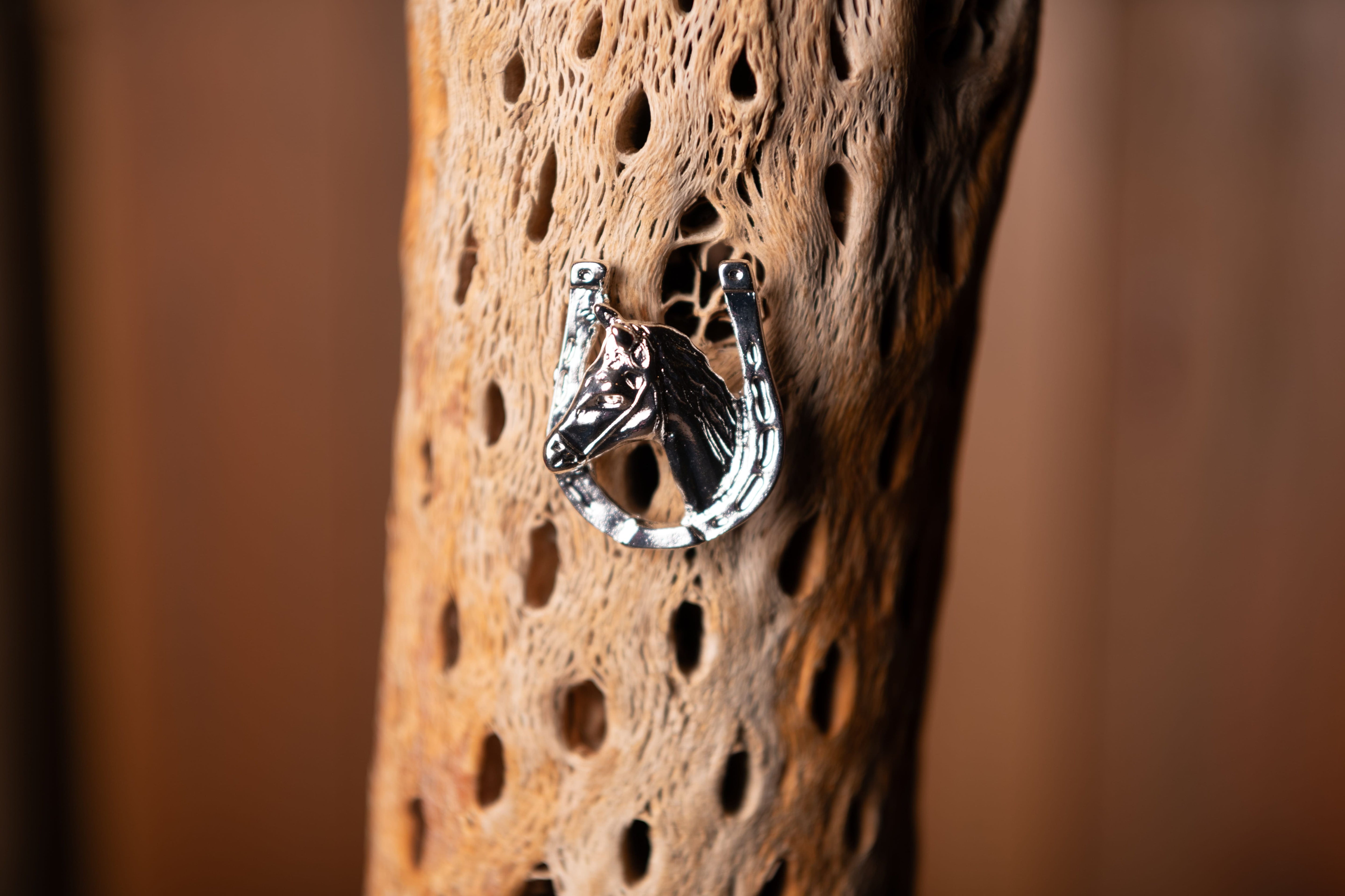 Bone hat band with black beads