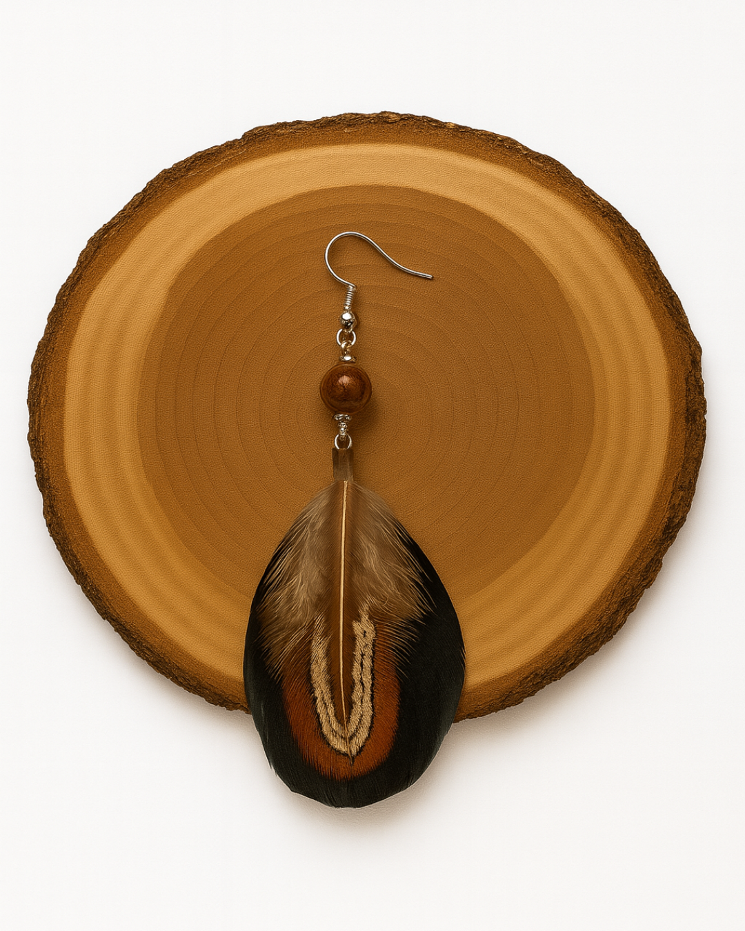 Boucles d'oreilles Sillage du Faucon Rouge