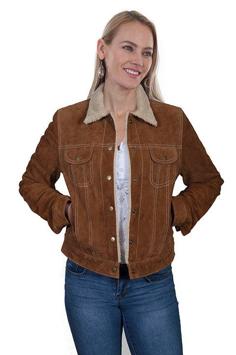 Suede-lined jacket