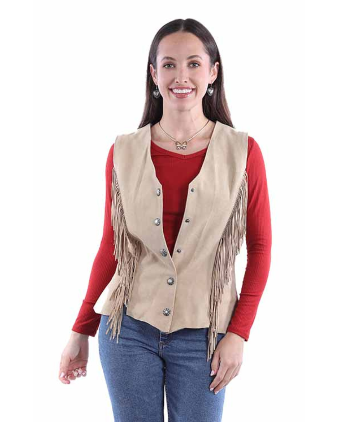Suede vest - Brown