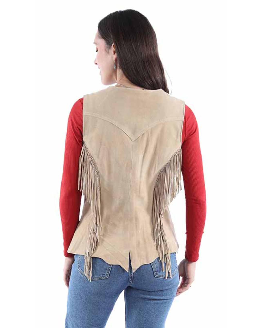 Suede vest - Brown