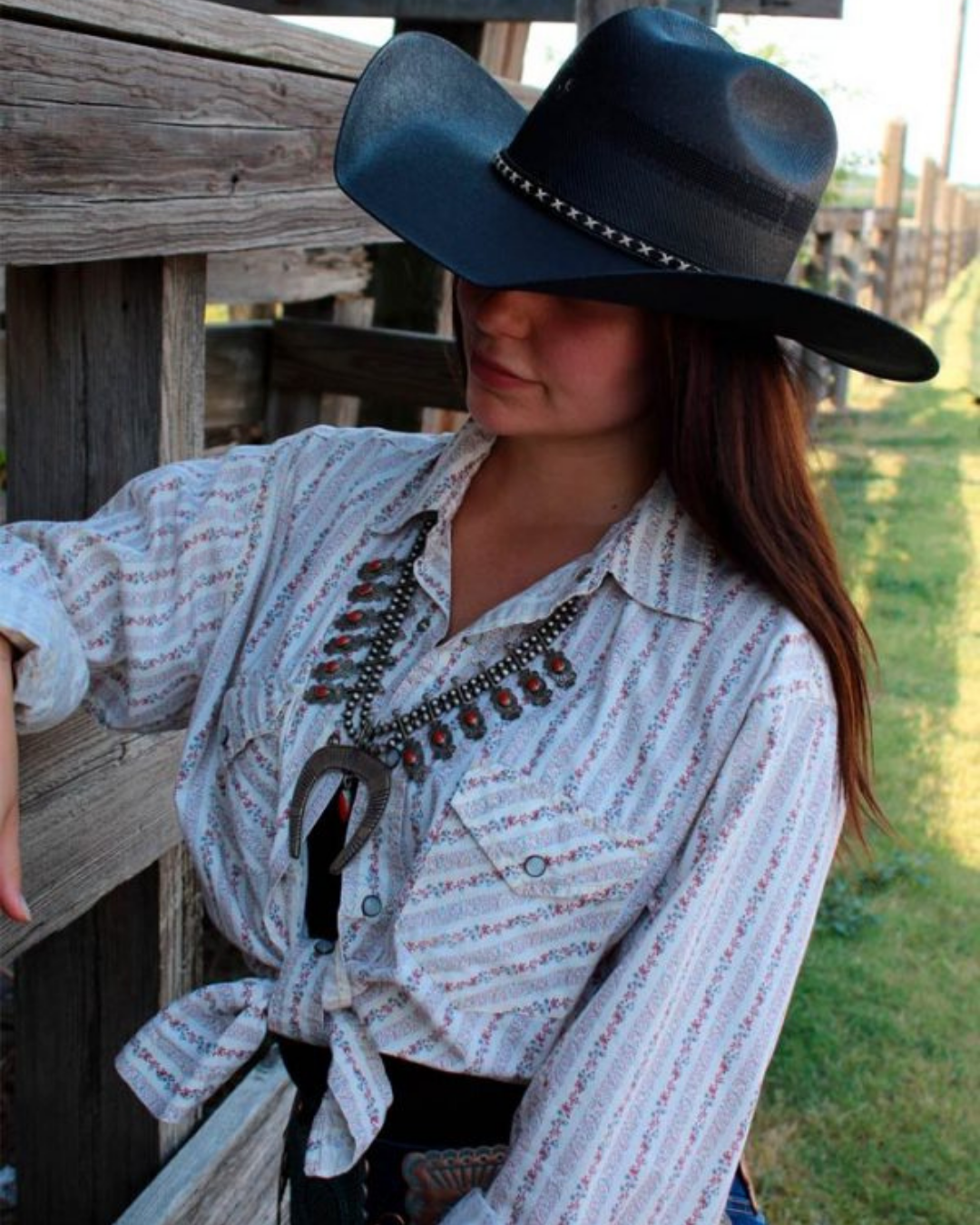 Chapeau de Cowboy en Toile Noir