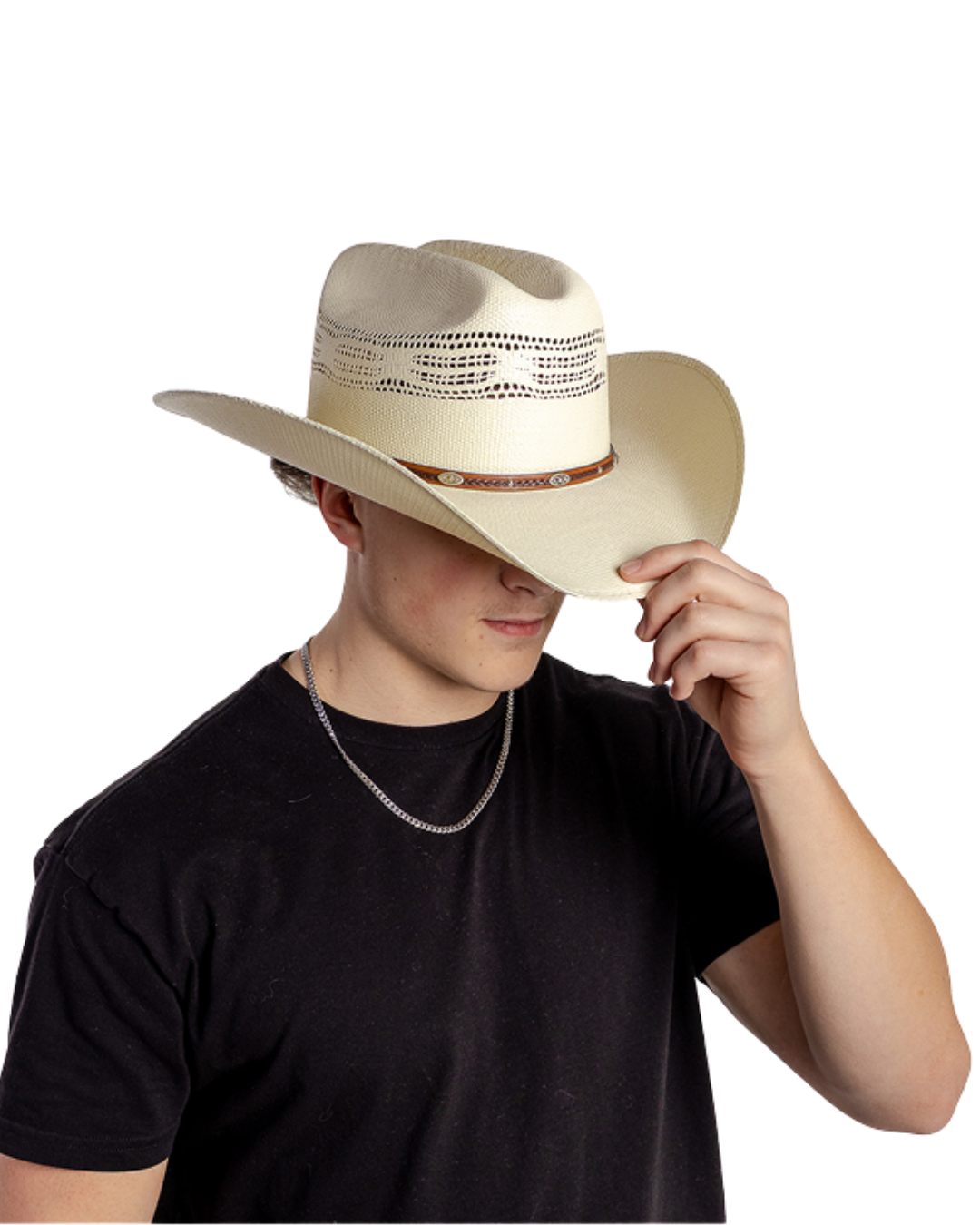 Chapeau de Cowboy en Paille Tomahawk