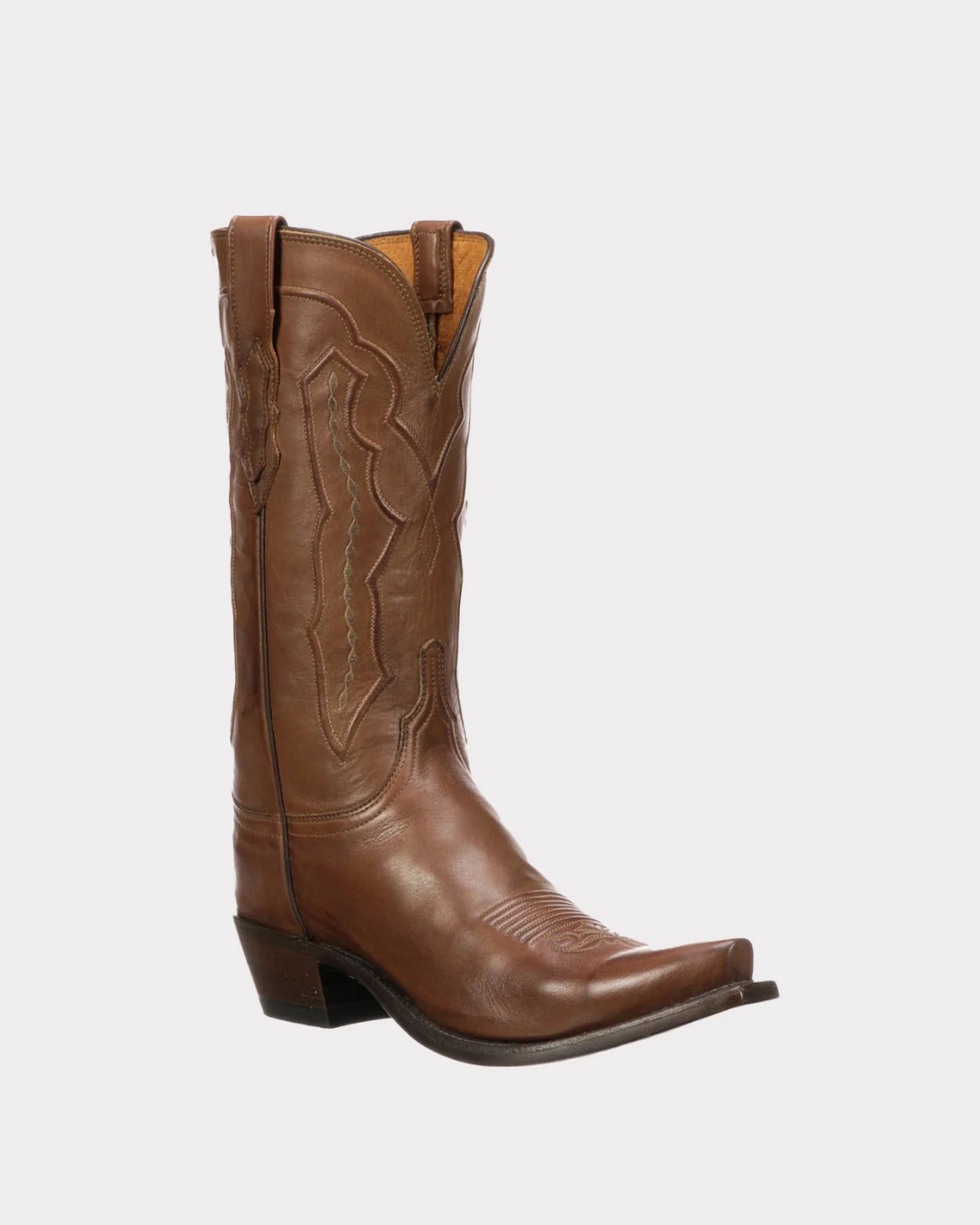 Santiags Cuir Vachette Brun Grace