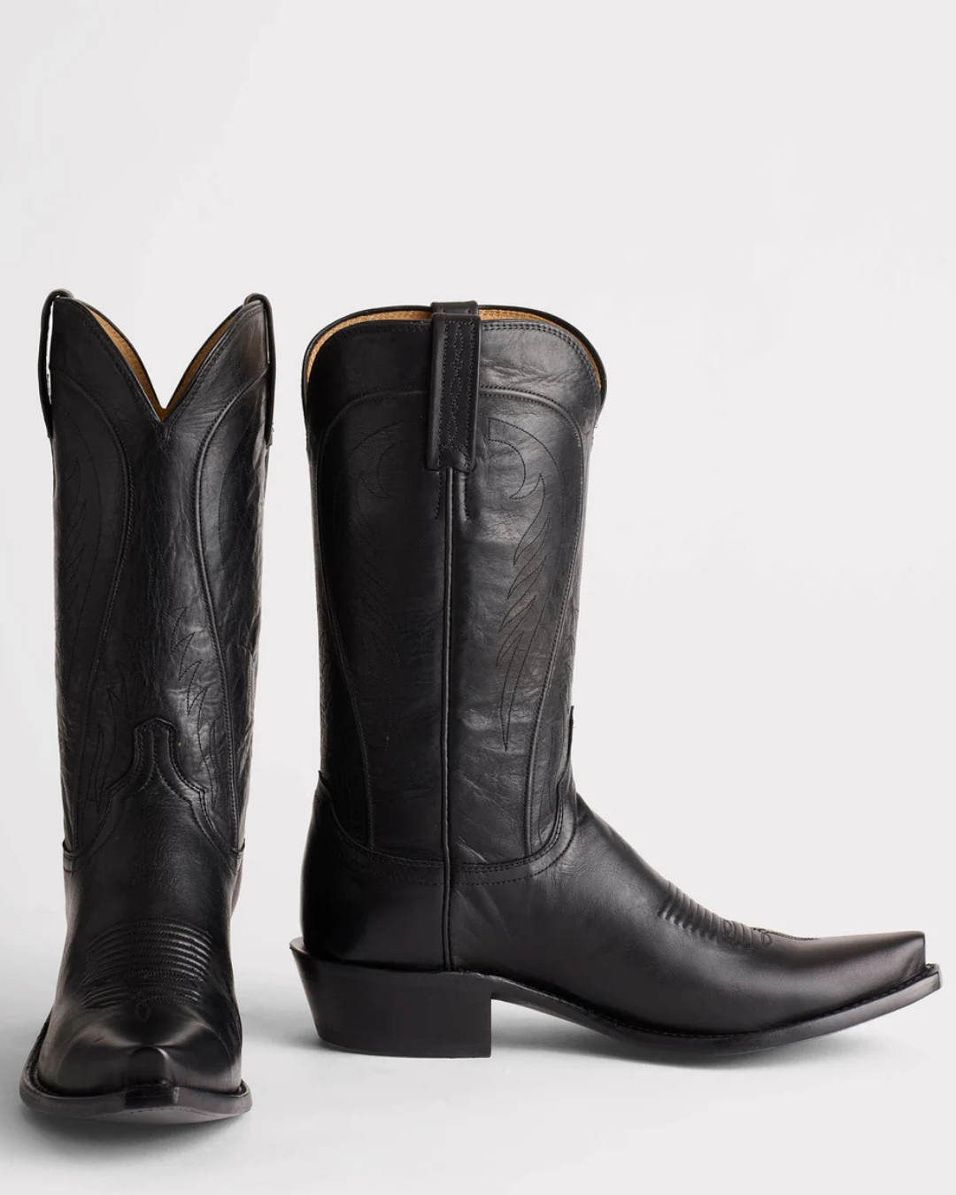 Santiags Cuir Vachette Noir Bart