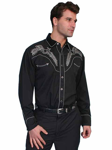 Chemise western brodée bootstitch