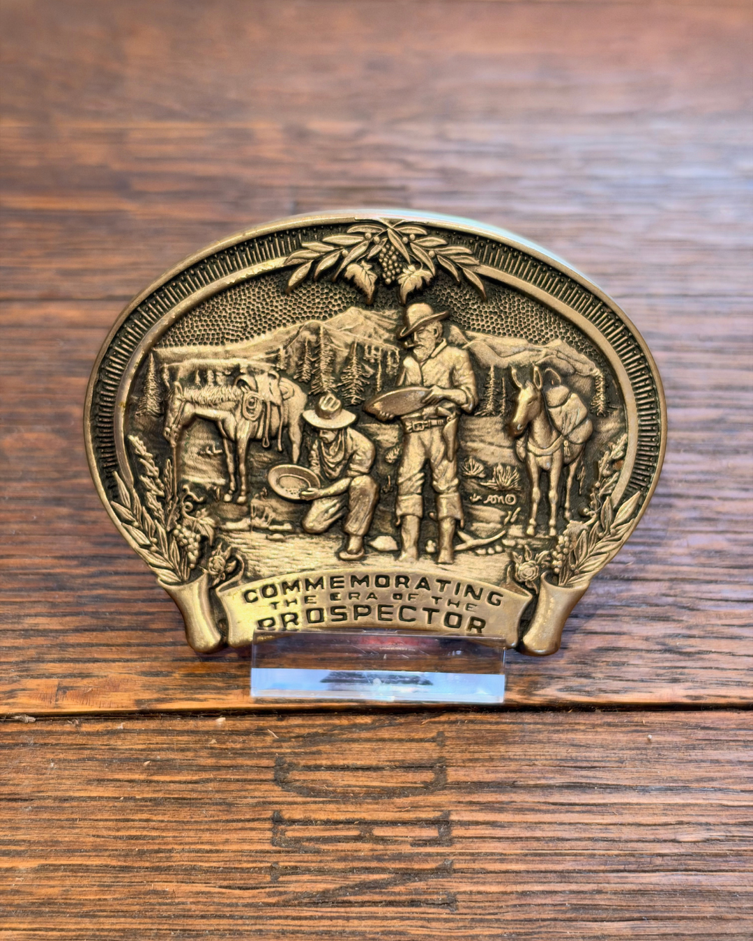 Boucle de Ceinture Commemorating the Era of the Prospector