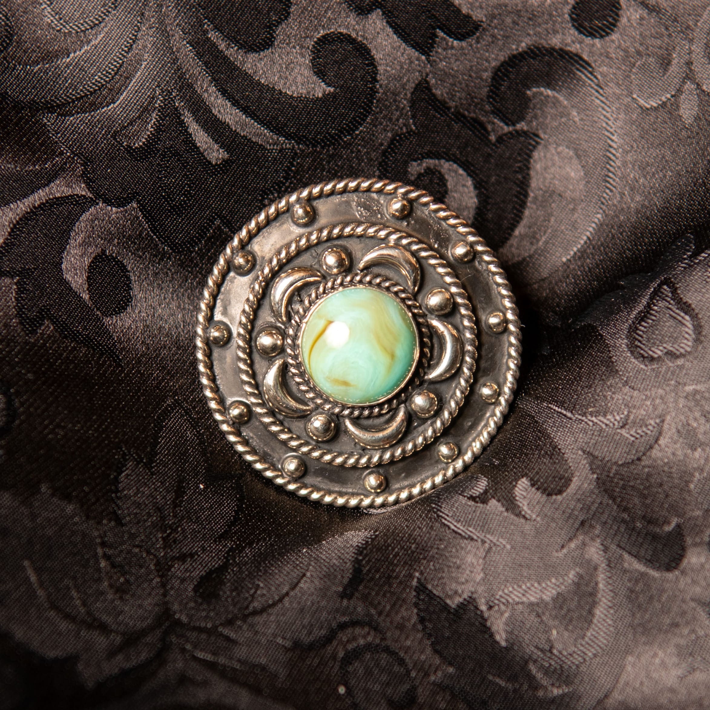 Turquoise scarf ring