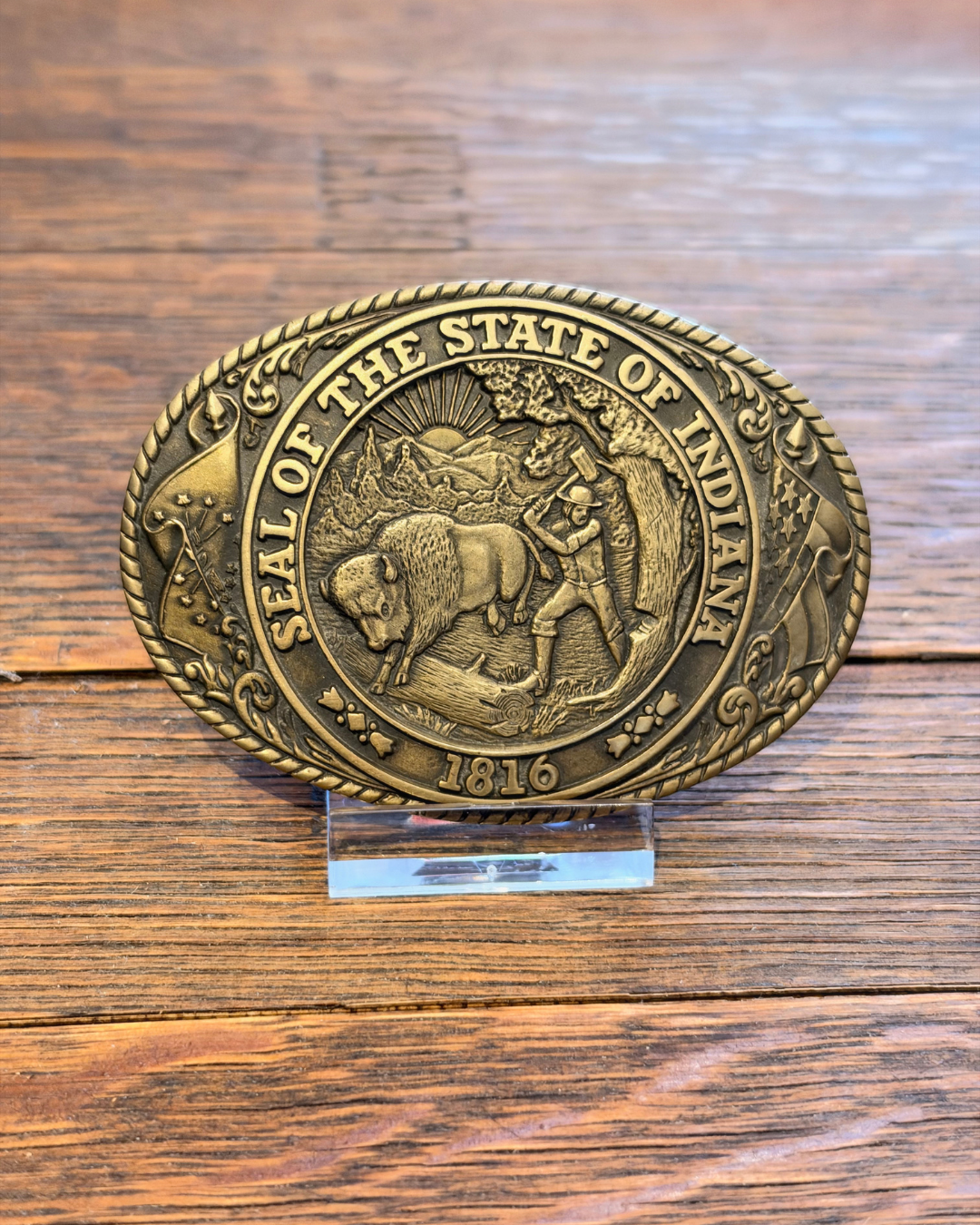 Boucle de Ceinture Western State of Indiana