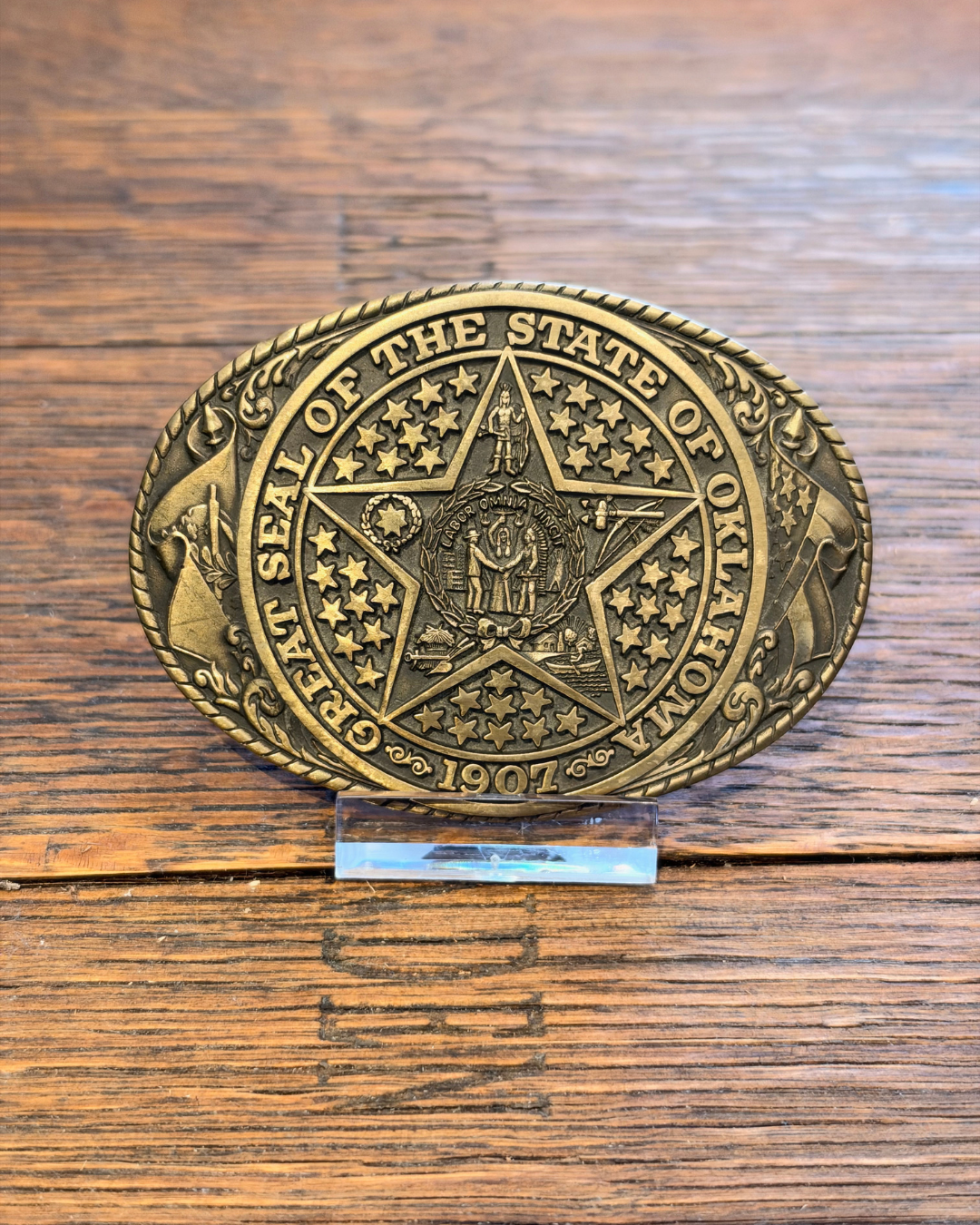 Boucle de Ceinture Western State of Oklahoma