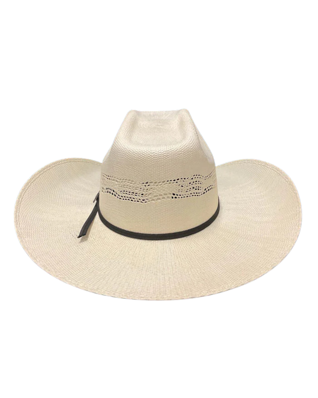 Chapeau de cowboy en paille naturelle
