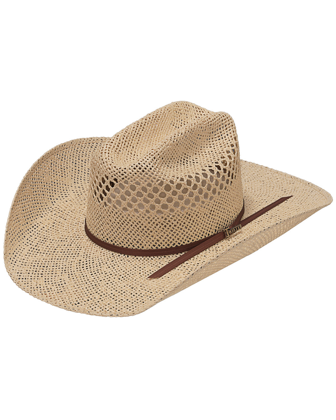 Chapeau de cowboy en paille brun clair