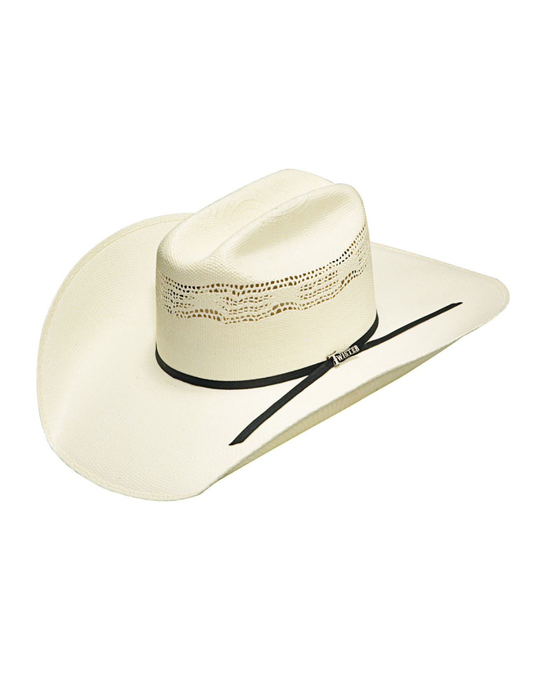 Chapeau de cowboy en paille - Blanc