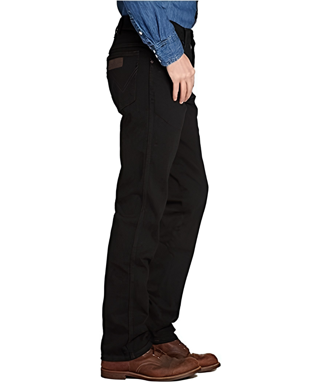 Black Overdye Stretch Texas Jeans