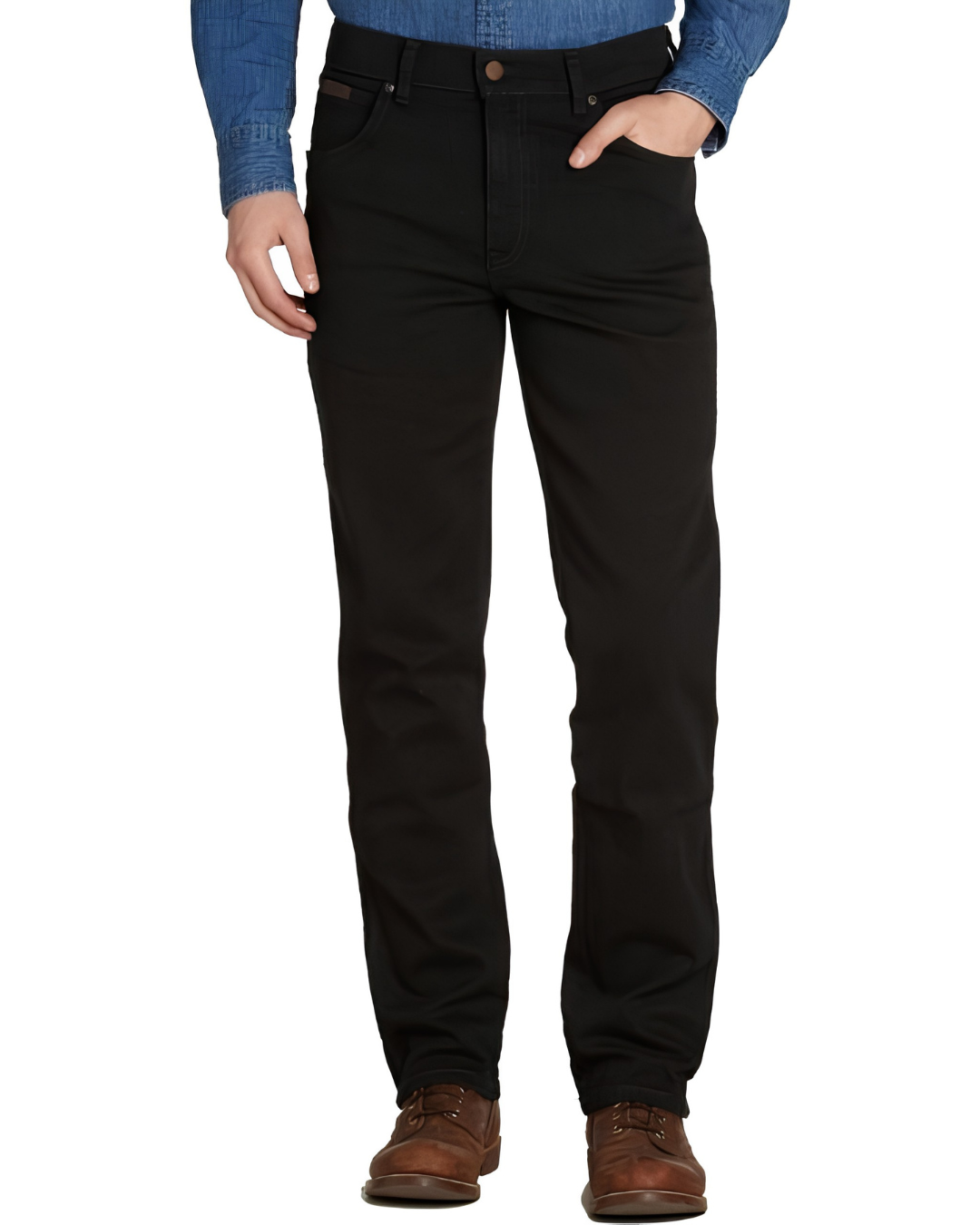 Black Overdye Stretch Texas Jeans