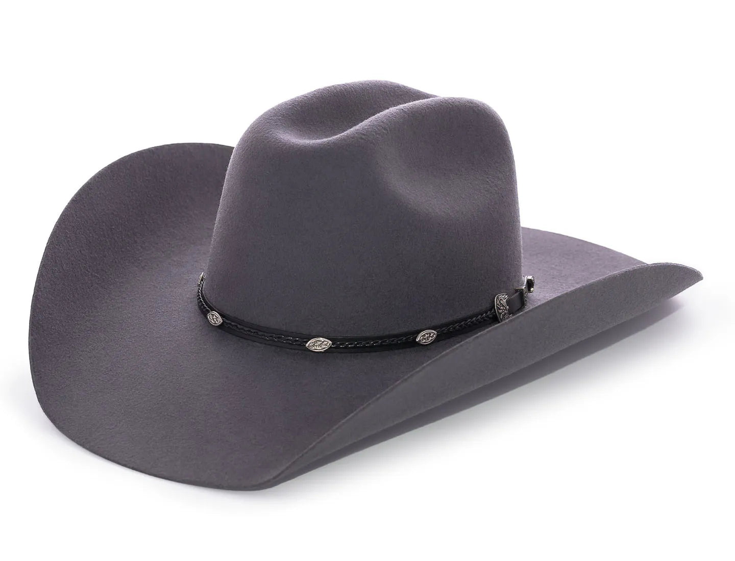Chapeau de cowboy en feutre Gun Metal