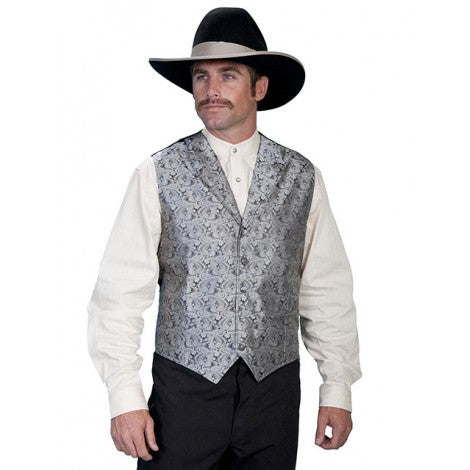 Paisley pattern suit vest
