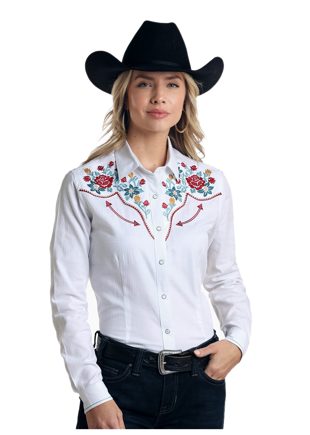 Chemise daim à franges Crockett
