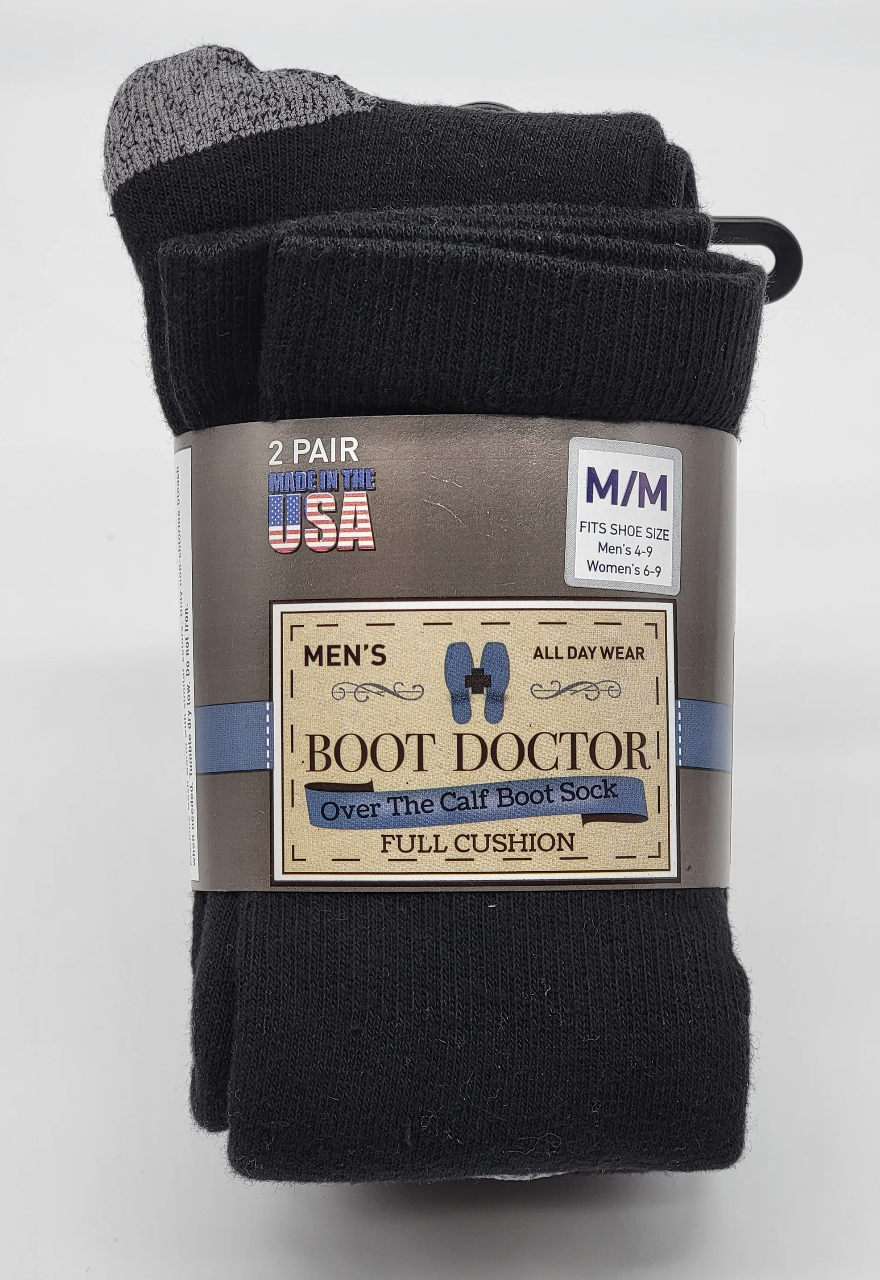 Chaussettes montantes pour bottes - Noir